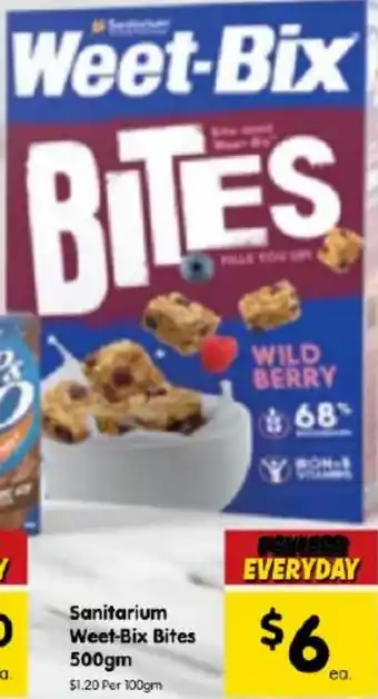Spar Sanitarium Weet-Bix Bites 500gm offer