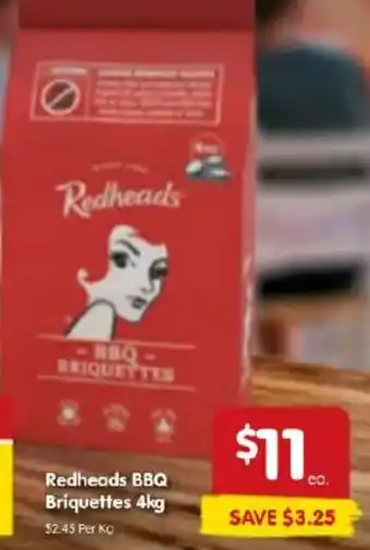 Redheads BBQ Briquettes 4kg