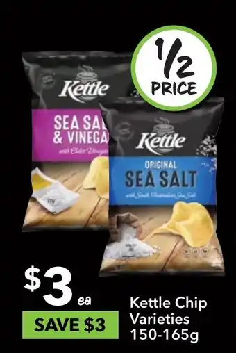 Ritchies Kettle Chip Varieties 150-165g offer