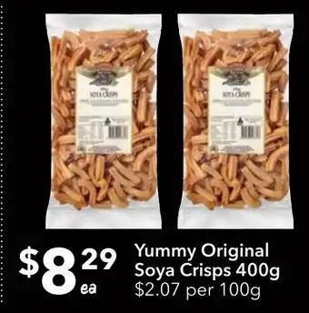 Ritchies Yummy Original Soya Crisps 400g offer