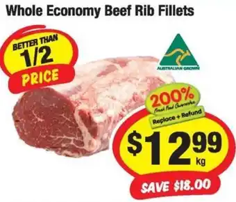 Whole Economy Beef Rib Fillets