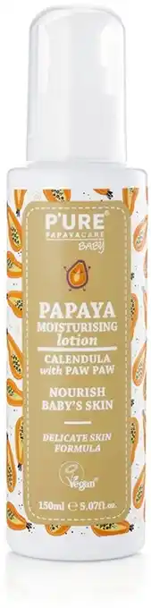 P'ure Papayacare Papaya Baby Moisturising Lotion 150ml