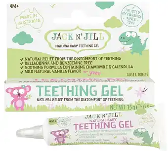 healthylife Jack N’ Jill Baby Teething Gel 15g offer