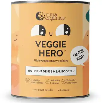 healthylife Nutra Organics Veggie Hero 200g offer