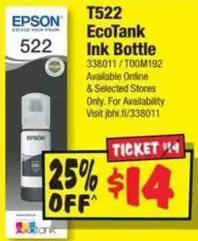 T522 EcoTank Ink Bottle