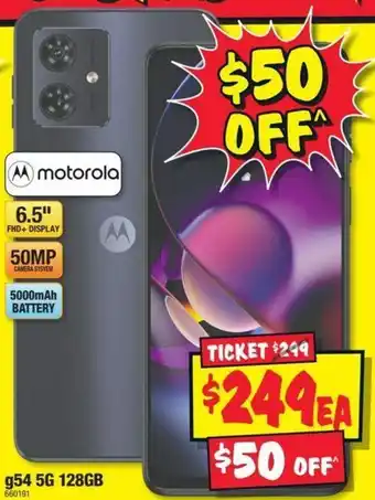 JB Hi-Fi motorola g54 5G 128GB offer