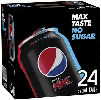 IGA Pepsi, Solo or Schweppes 24x375mL Selected Varieties offer