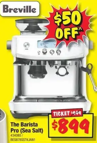 JB Hi-Fi Breville The Barista Pro Sea Salt offer