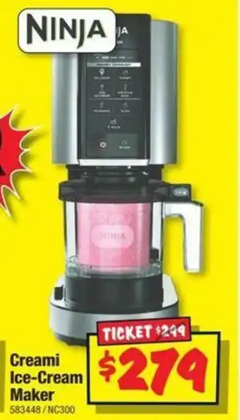 JB Hi-Fi NINJA Creami Ice-Cream Maker offer
