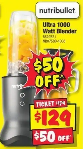 JB Hi-Fi nutribullet Ultra 1000 Watt Blender offer