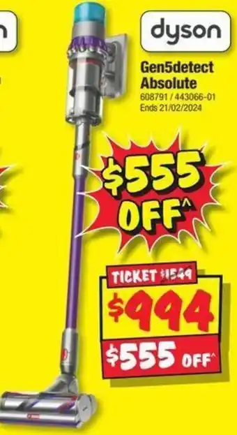 JB Hi-Fi dyson Gen5detect Absolute offer