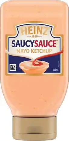 IGA Heinz Saucy Sauce Mayo Ketchup 295mL offer