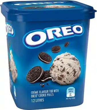 IGA Oreo or Nestlé Milo Ice Cream Tub 1.2 Litre offer