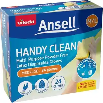 IGA Ansell Handy Clean Disposable Gloves 24 Pack offer