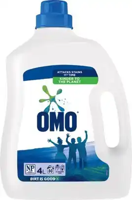 IGA OMO Active Clean or Sensitive Laundry Liquid 4 Litre offer