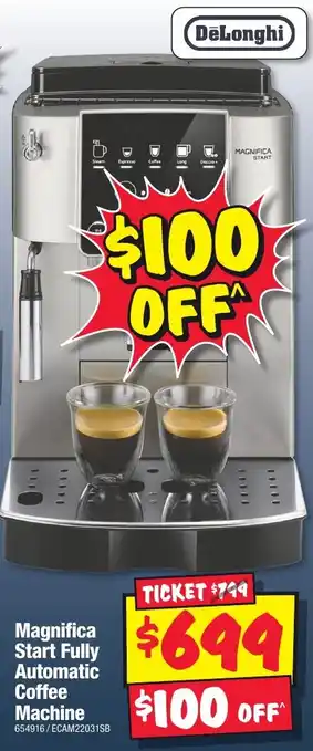 JB Hi-Fi Magnifica Start Fully Automatic Coffee Machine offer