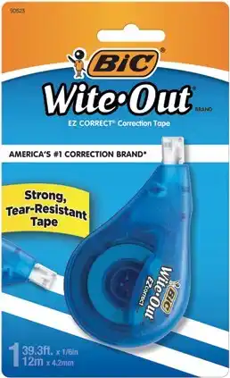 IGA BIC Wite-Out Correction Tape 1 Pack offer