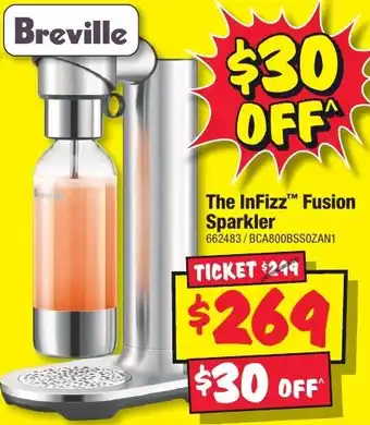 JB Hi-Fi Breville The InFizz Fusion Sparkler offer