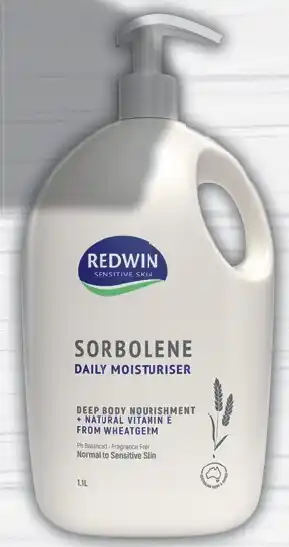 IGA Redwin Sorbolene Daily Moisturiser 1.1 Litre offer
