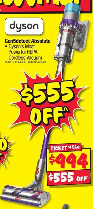 JB Hi-Fi dyson Gen5detect Absolute offer