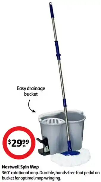 Coles Nestwell Spin Mop offer