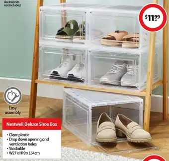 Coles Nestwell Deluxe Shoe Box offer