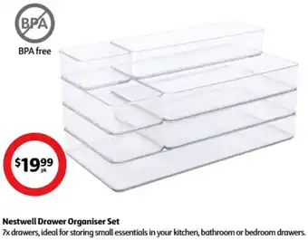 Coles Nestwell Drawer Organiser Set offer