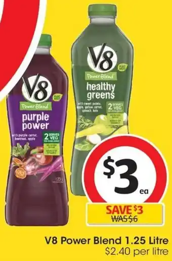 Coles V8 Power Blend 1.25 Litre offer