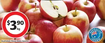 Coles Australian Royal Gala Apples per kg offer