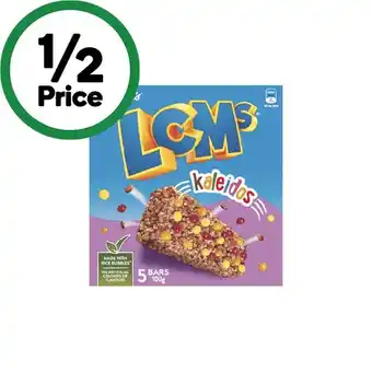 Woolworths Kellogg’s LCMs 100-110g Pk 5 offer
