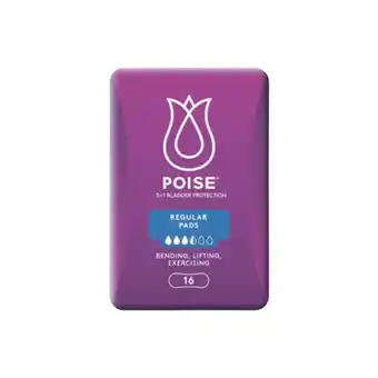 Woolworths Poise Pads Pk 8-16 offer