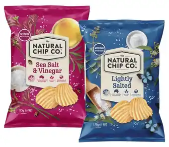 Coles Natural Chip Co Potato Chips 150g- 175g offer