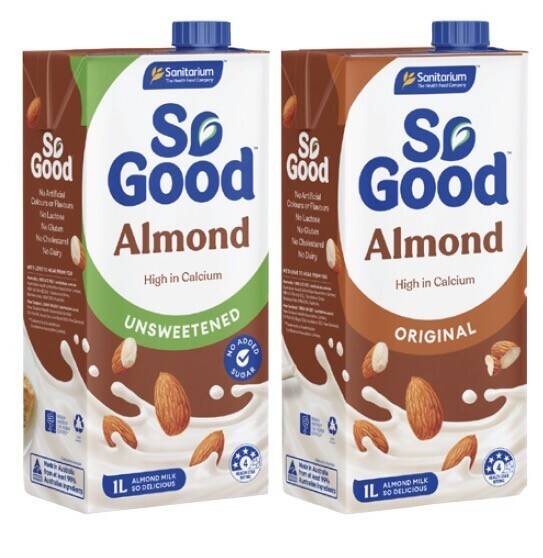 So Good Almond Milk 1 Litre offer at Coles
