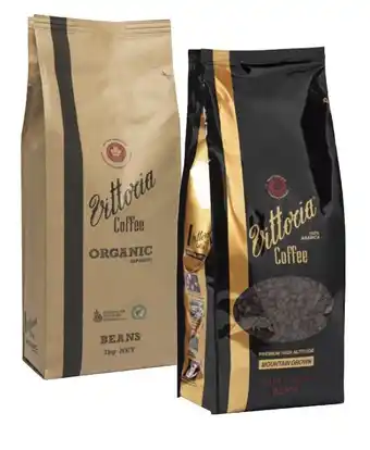 Coles Vittoria Mountain Grown or Organic Espresso Coffee Beans 1kg offer