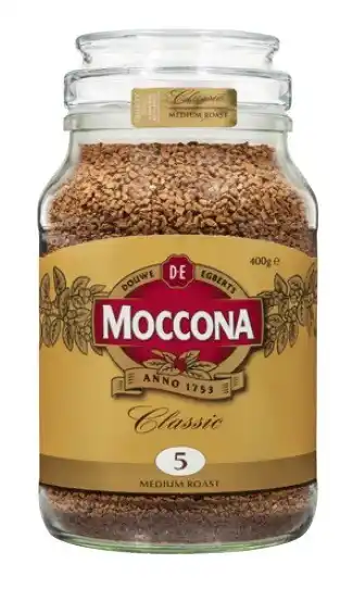 Coles Moccona Freeze Dried Instant Coffee 400g offer
