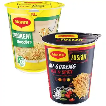 Woolworths Maggi Super Noodle Cup 58-65g offer