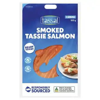Woolworths Tassal Smoked Salmon 100g offer