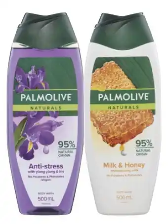 Coles Palmolive Naturals Body Wash 500mL offer