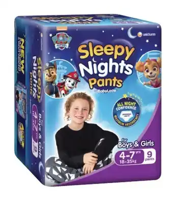 Coles BabyLove Sleepy Night Pants 8 Pack-12 Pack offer