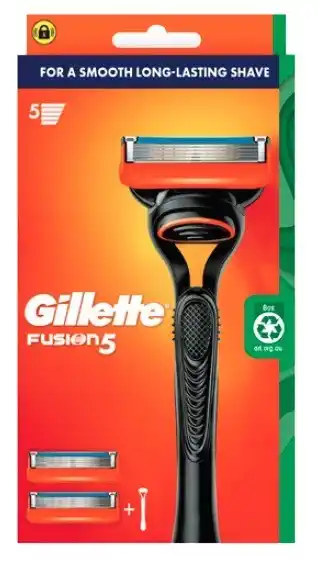 Coles Gillette Fusion 5 Razor Kit with 2 Blades 1 Pack offer