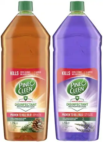 Coles Pine O Cleen Disinfectant Multipurpose Liquid 1.25 Litre offer