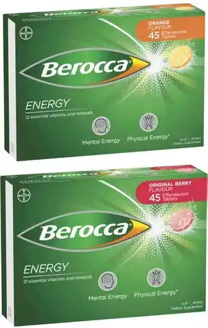 Coles Berocca Energy Effervescents 45 Pack^ offer