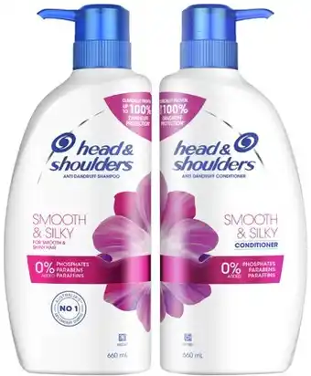 Coles Head & Shoulders Shampoo or Conditioner 660mL offer