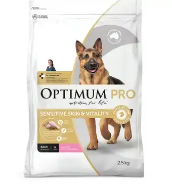 Coles Optimum Pro Dry Dog Food 2.5kg offer