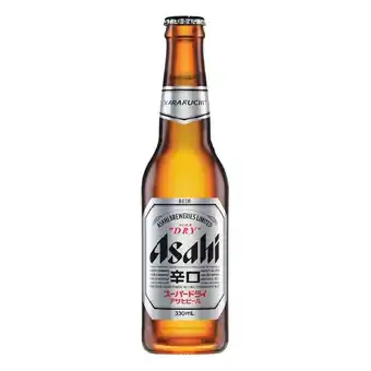 Woolworths Asahi Super Dry Lager Bottles 6x330ml offer