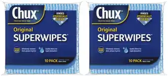 Coles Chux Original Superwipes 10 Pack offer
