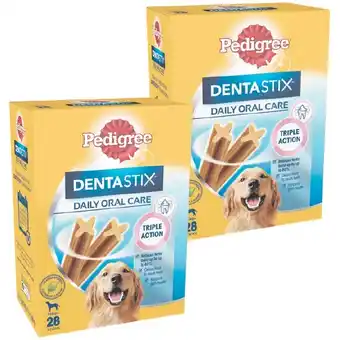 Woolworths Pedigree Dentastix Dog Treats Pk 28 offer