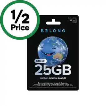 Woolworths Belong Starter Pack $29 offer