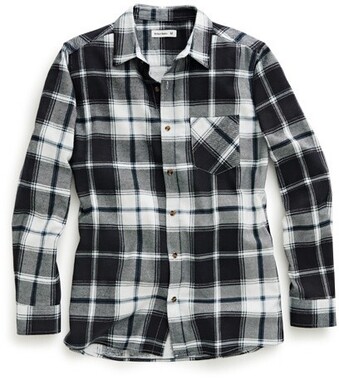 BIG W Brilliant Basics Mens Flannel Shirt - Black offer