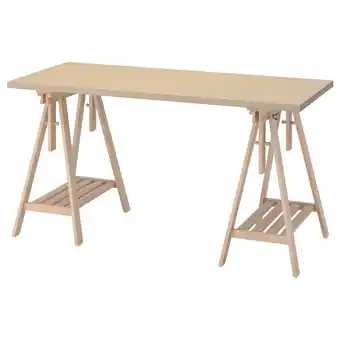 IKEA MÅlskytt / mittback Desk, birch, 140x60 cm offer